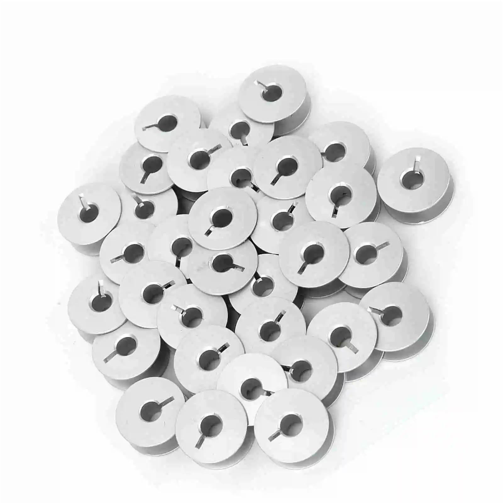 Szpulki do maszyn do szycia 50/100 szt. Czarne metalowe szpulki do maszyny szycia dla większości akcesoriów dostępnych na rynku(50PCS)