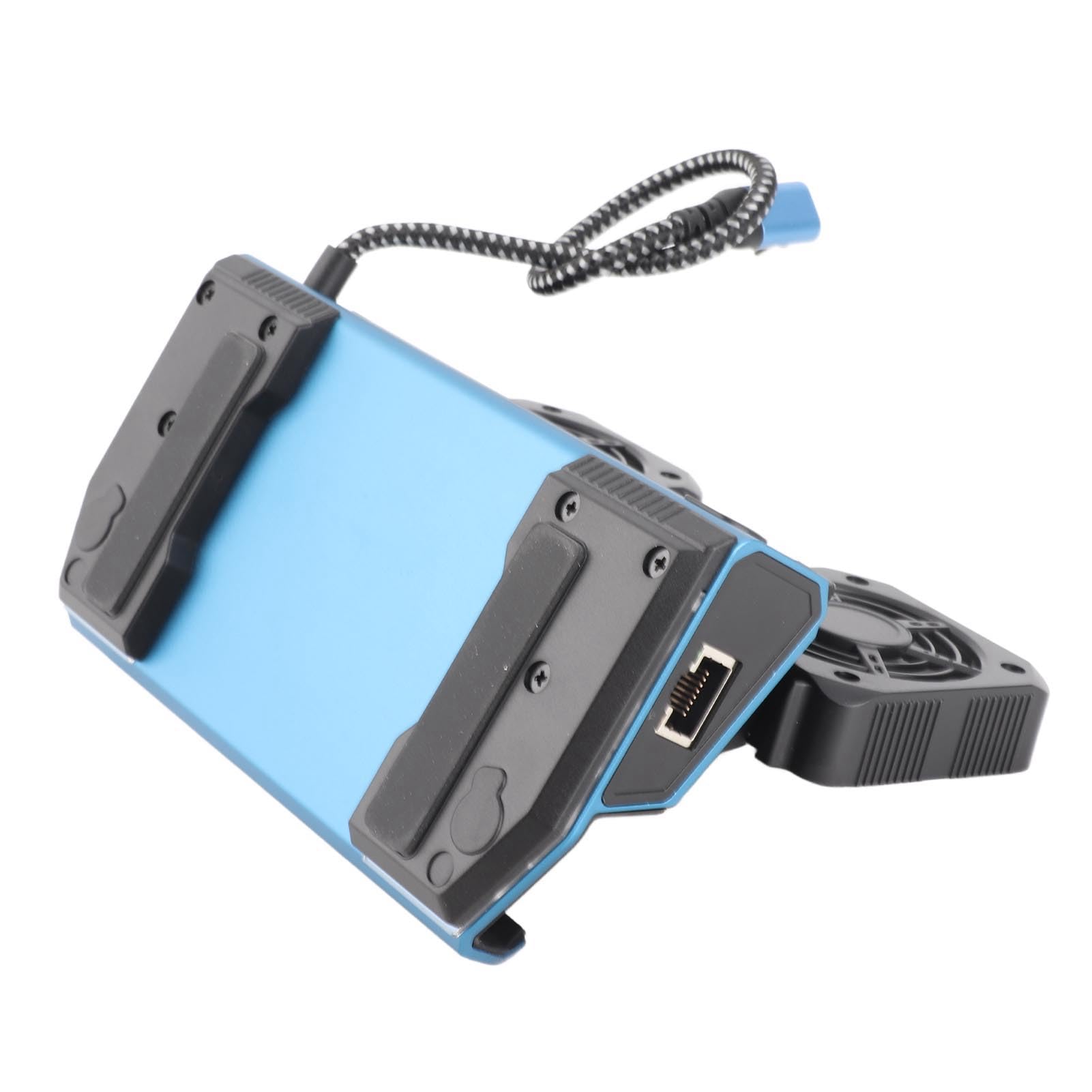 Generic Docking Station per Steam Deck Doppia Ventola di Raffreddamento 9 in 1 Hub USB C 4K 60Hz HD Interfaccia RGB Gigabit Ethernet Console per Giochi Multifunzionale Dock per Appassionati di Giochi