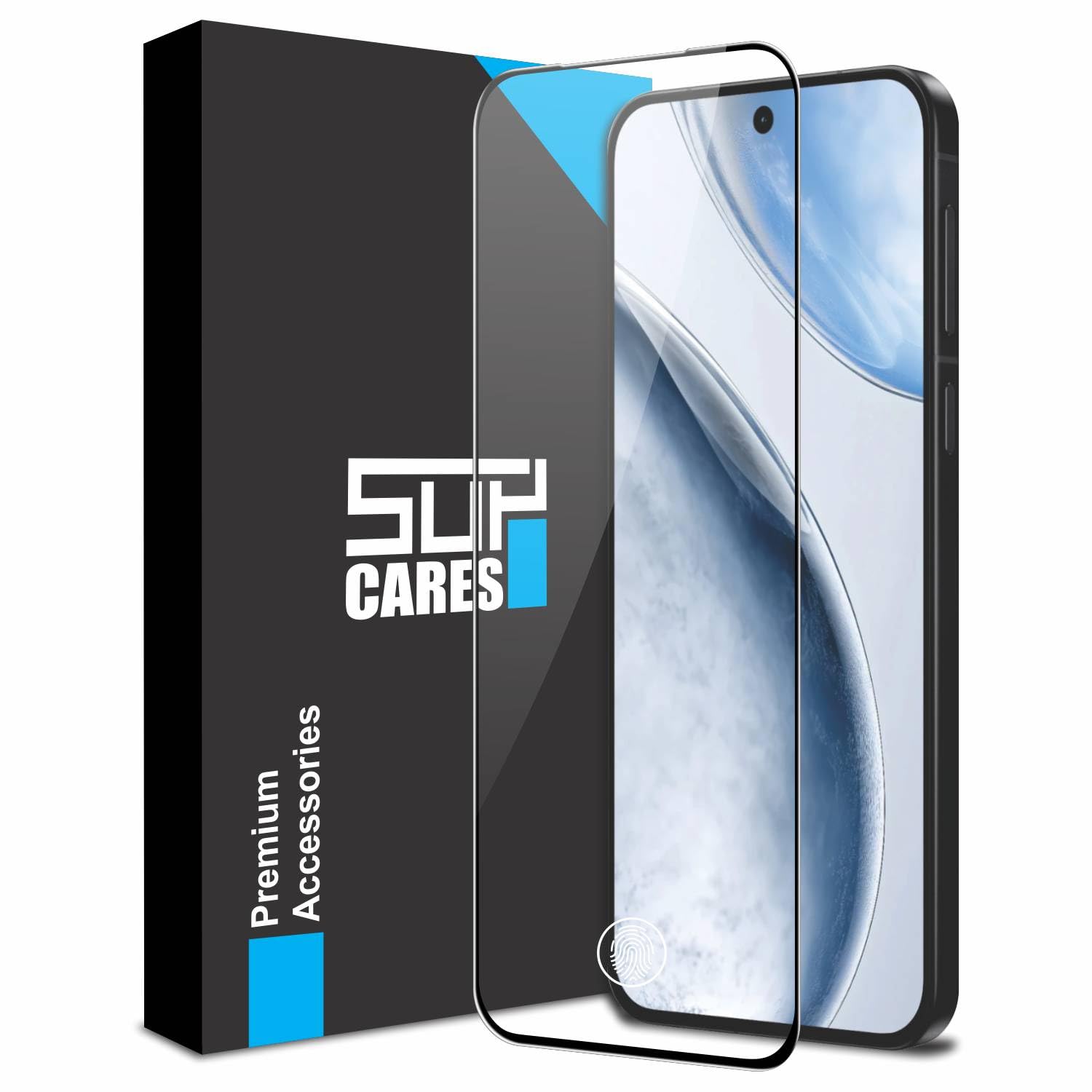 SupCares Tempered Glass for Vivo X200 FE (6.31 Inch) With Installation Kit | Military-Grade Gorilla Screen Protector | Edg...