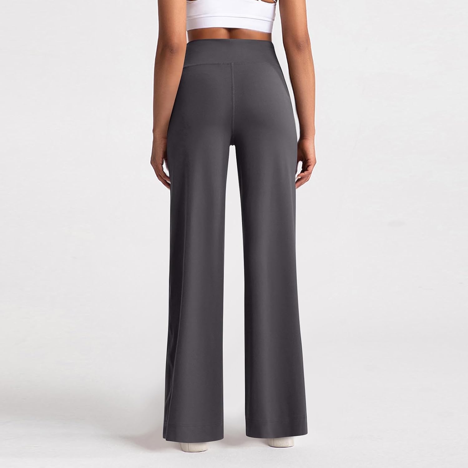 Women Casual Pants Wide Leg High Waist Solid Palazzo Summer Fall Trendy Pant Loose Drawstring Sport Beach Clothes