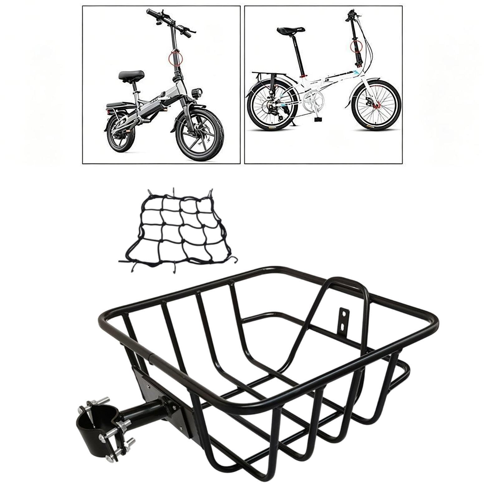 Fahrradkorb Eisen Fahrradkorb Tiertransport Organizer Transportkorb für Einkauf Arbeitspendeln Reisen Geeignet