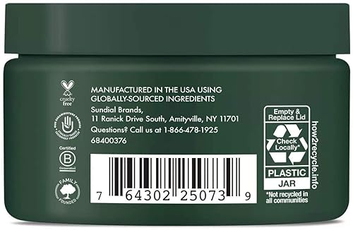 Miniatura 3 de SheaMoisture Bálsamo para barba para hombres, paquete de 2 – Manteca de karité hidratante y aceite de maracuja, regalos para hombres, 4 onzas Ea