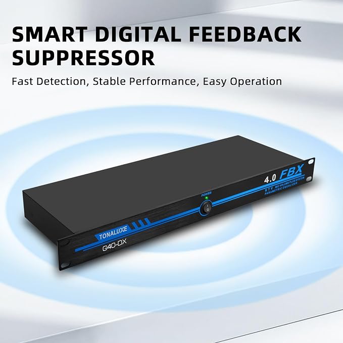 Professional Feedback Suppressor & Eliminator de Audio miniatura 6