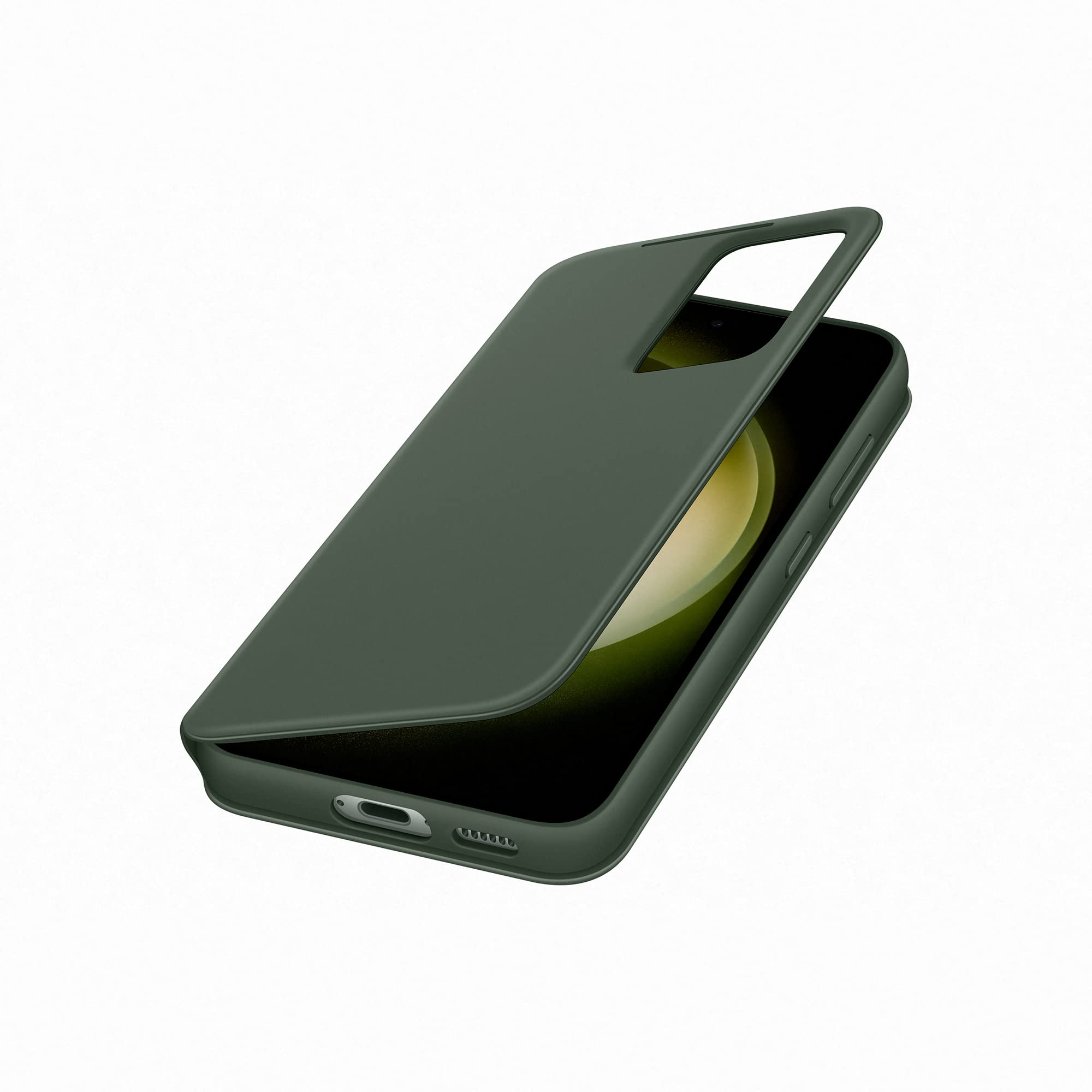Samsung Etui Smart View avec Porte-Carte G S23 Khaki