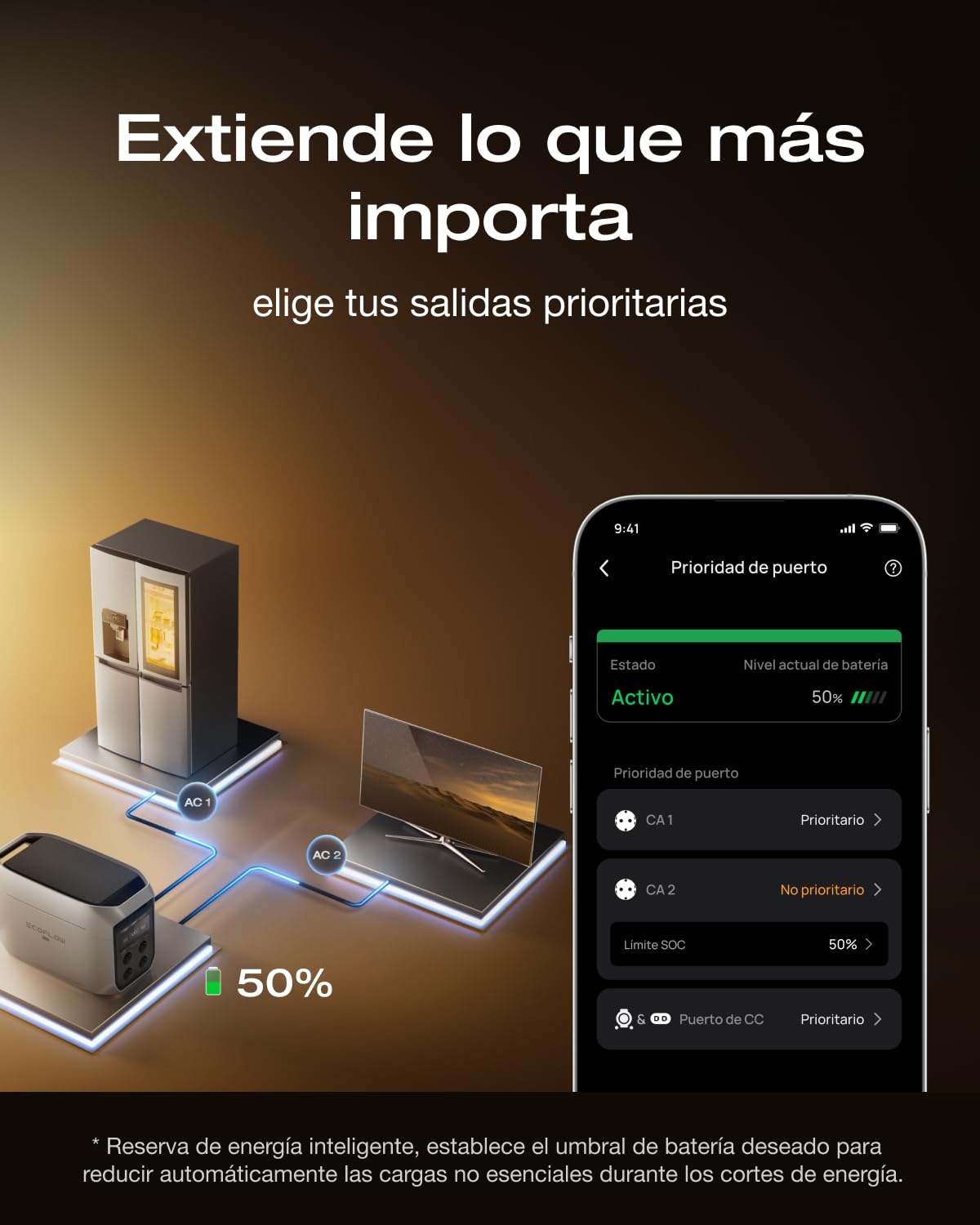 Estación de energía portátil ECOFLOW Delta 3 MAX Plus, 2048 WH, Ampliable a 10 kWh, LiFePO4, Salida CA 3000 W, Carga rápida 0–80% en 47 min, Respaldo SAI de 10 ms, generador Solar para hogar/Camping