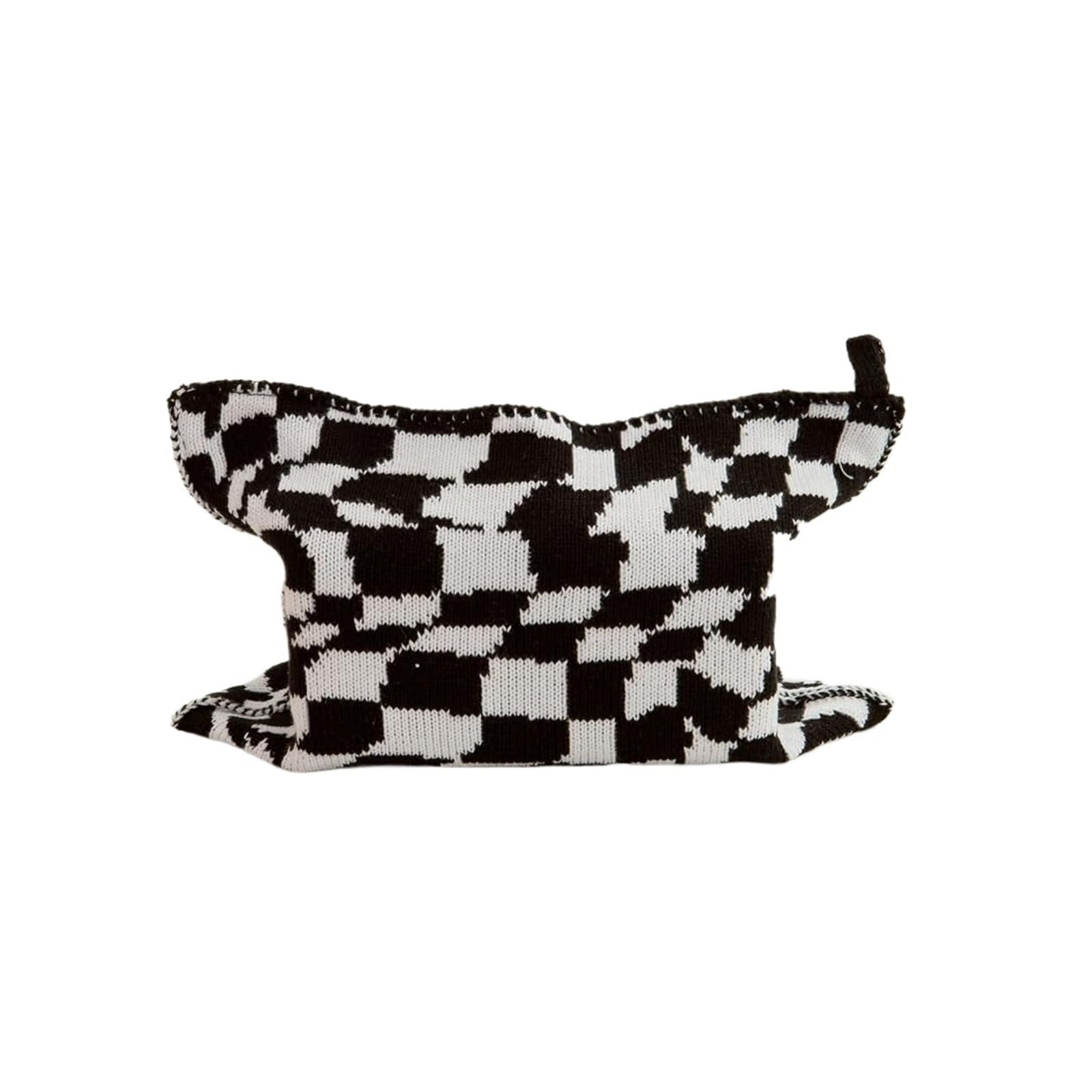 Sac tricoté de boîte à mouchoirs lavable et extensible pour papier tissu