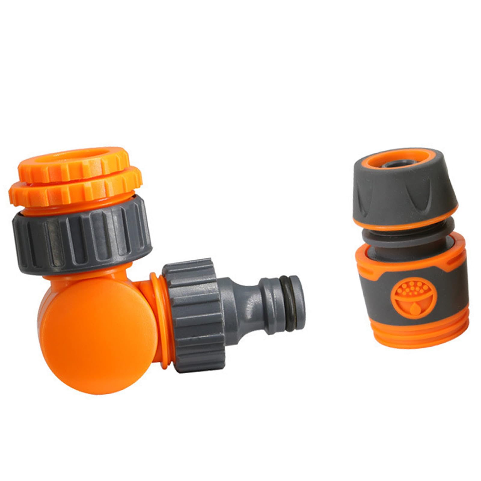 Flexible Swivels Water Tap Connector Garden Hose Connector Water Pipe Joint for Watering Irrigation Easy to Use Quick Connecting Threaded Faucet Adapter