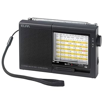 Amazon.co.jp: エルパ(ELPA) () AM/FM短波ラジオ 海外の国際放送