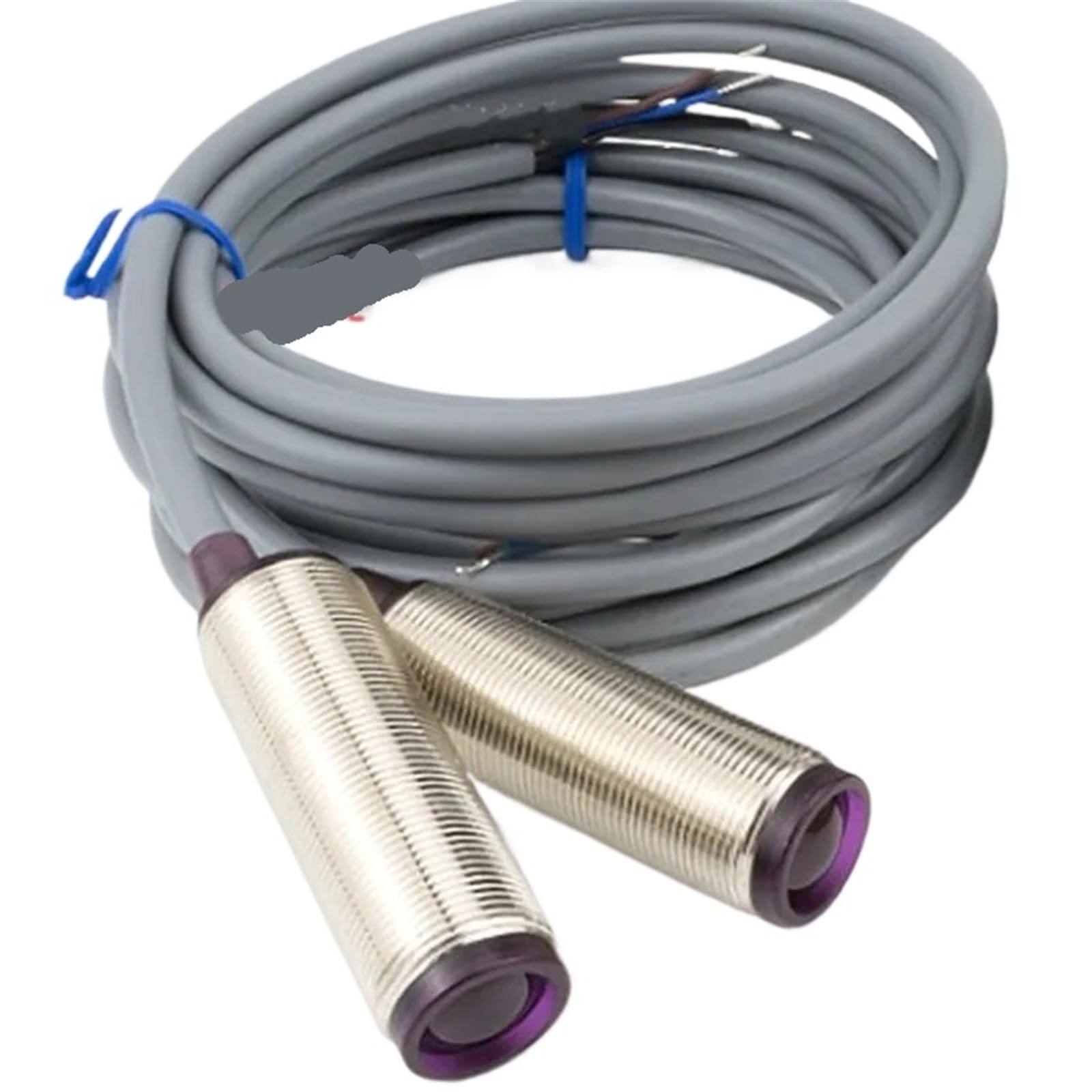 Pxqchavln 5M Npn Normal Open 1Pcs M18 Photoelectric Switch Sensor Induction Dc24v Distance 5M 15M Npn Pnp(5M Npn Normal Open)