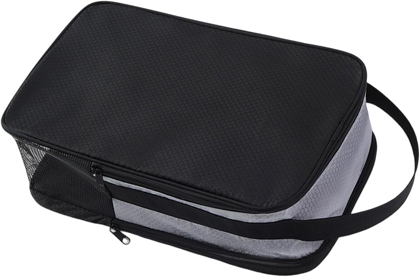 Layered Golf Sport Shoe Bag Oxford Fabric Shoe Organiser Pouches with Carrying Handle for Gym Travel Two Layer Bag