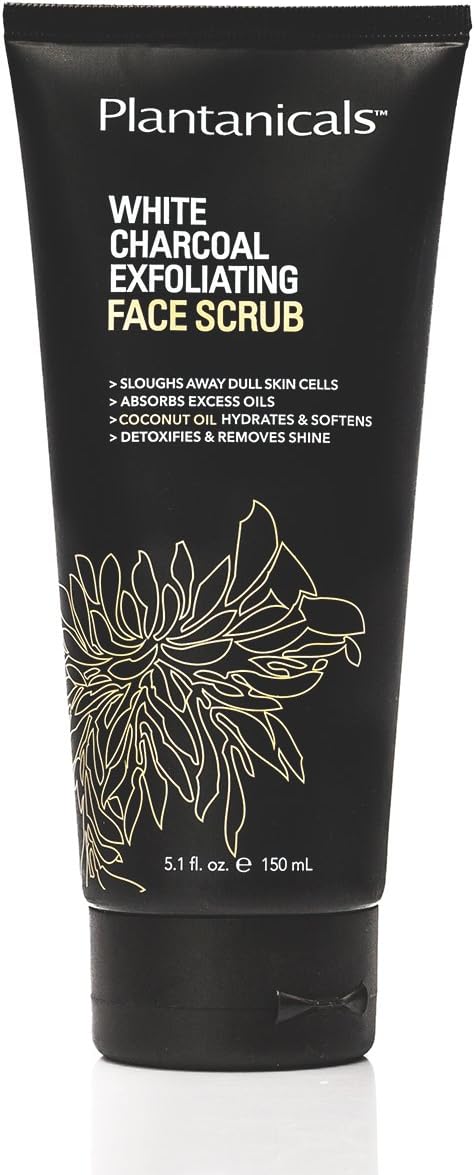 Plantanicals White Charcoal Exfoliating Face Scrub