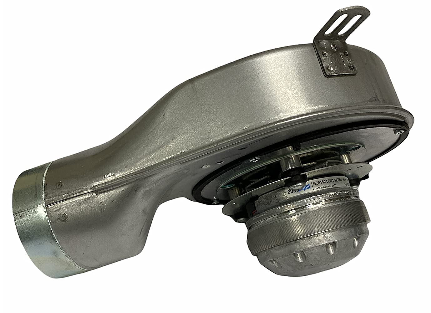 ERICAMBI, Estrattore Aspiratore Fumi per Stufe a Pellet EBM G2E150-DN91-12, Ventola Ø 150mm, Potenza 30W, Numero di Giri Fino a 2550 RPM, Corredato di Encoder