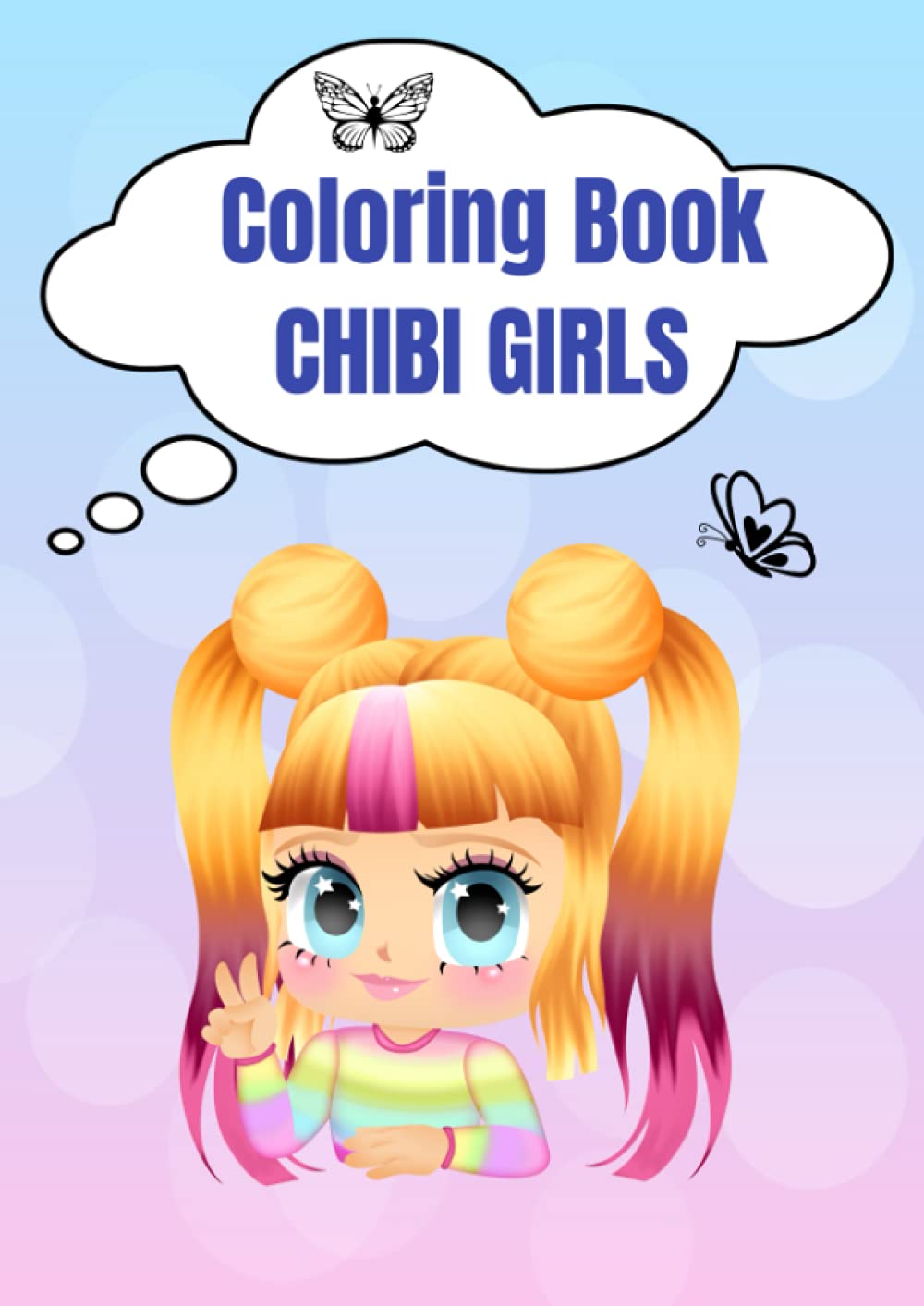 Coloring Book Chibi Girls: Kawaii coloring book