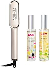 TYMO Ring Hair Straightener Brush + Hair Oil Spray + Heat Protection for Hair