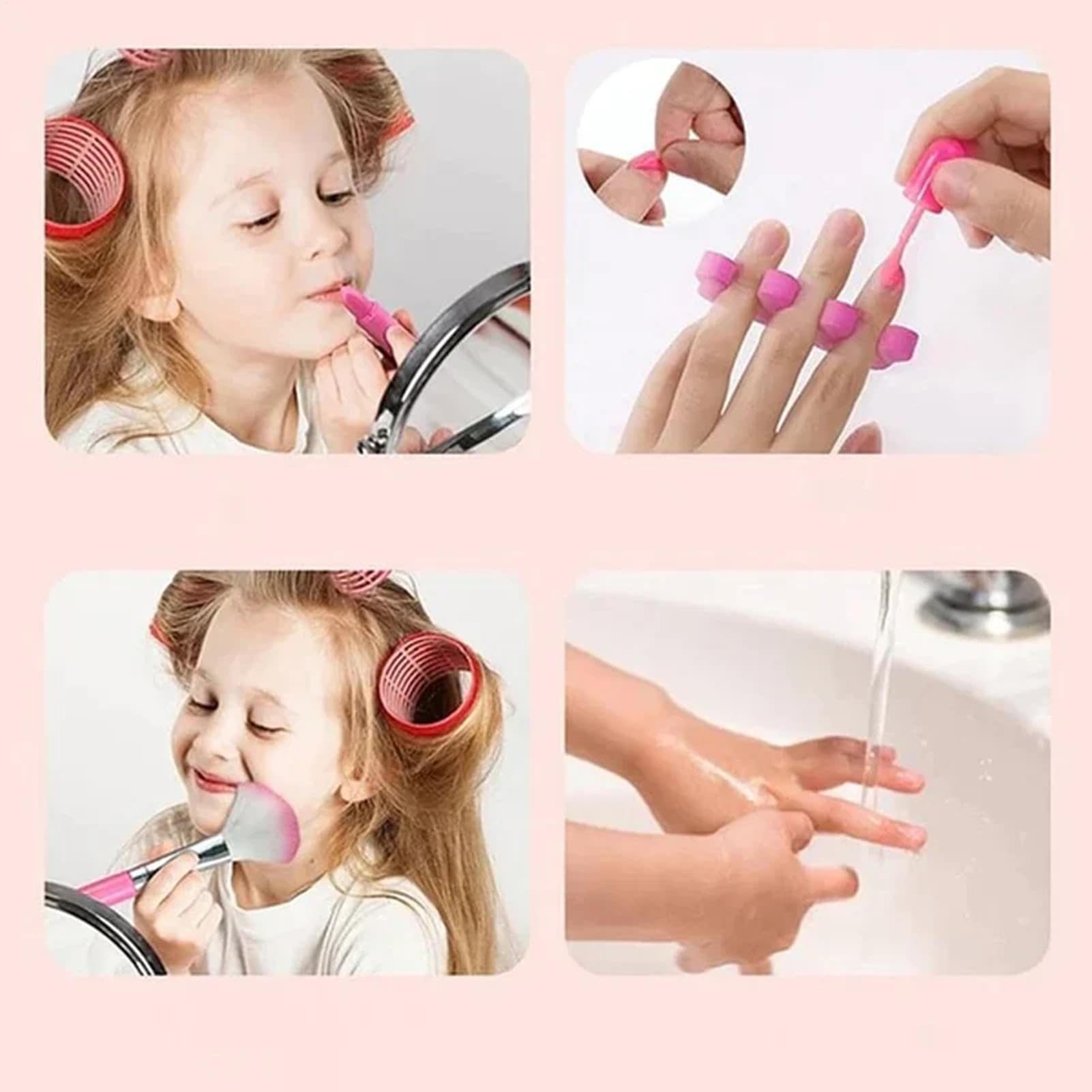 Set di trucchi per bambini, astuccio cosmetico Princess per ragazze