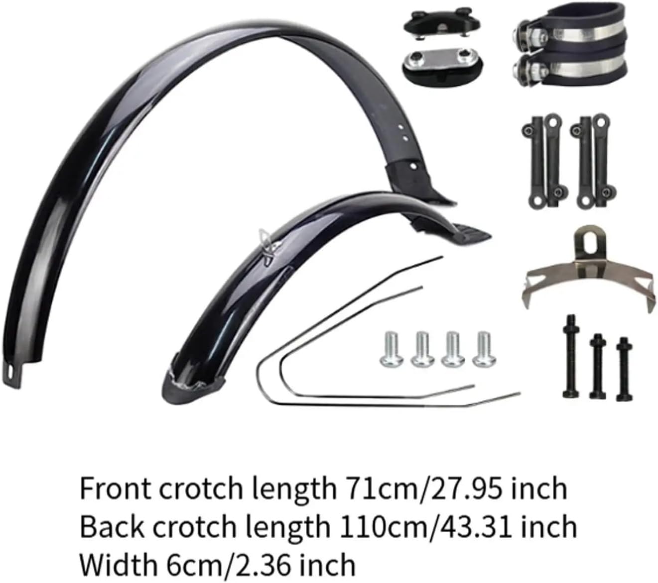 Face Bike Front Rear Fenders 29 inch Cycling Accessories Mountain Bike Fenders for Riding Biking Mountain Bikes Outdoor Fittings Bicycle Mudguards