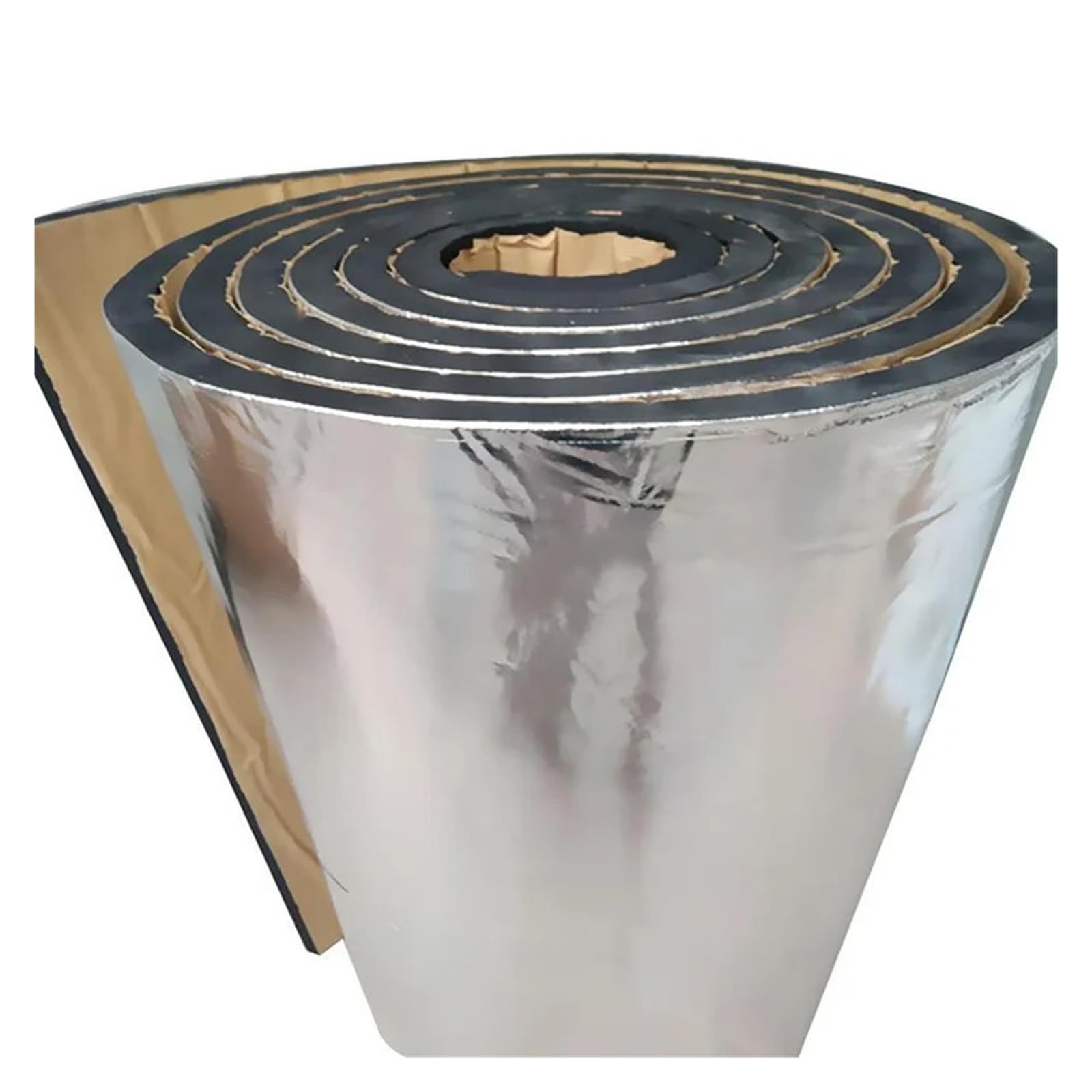 Waleqw One Color 5/7/10Mm 200*50Cm Car Sound Mat Proofing Deadener Heat Noise Insulation Deadening Hood Closed Cell Foam Accessories Engine Heat Insulation Pad(7Mm 200X50cm)
