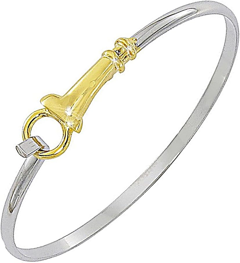 Cape Cod Jewelry-CCJ Lighthouse Two Tone color Silver/Gold Cuff Bracelet