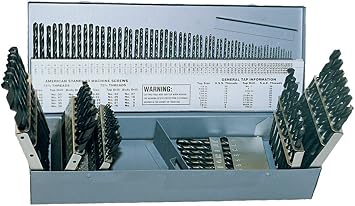 Jobber Drill Bit Set, 115Pc, 1/16 to 1/2In