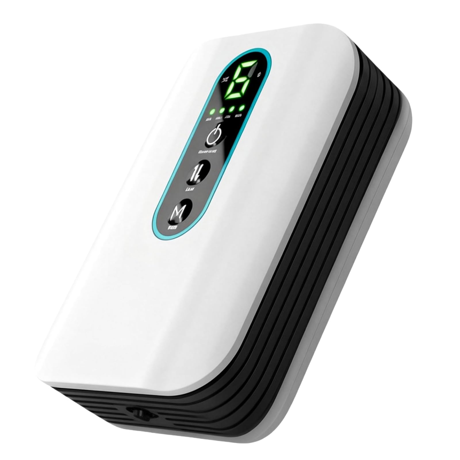 2600mAH Pompe a Air Aquarium, 10.5 x 7.5 x 4cm Bulleur Peche Vif, Pompe à Air Portable Rechargeable USB, Pompe a Air Silencieuse pour Seau D'appât, Pêche en Plein Air et Les Pannes de Courant