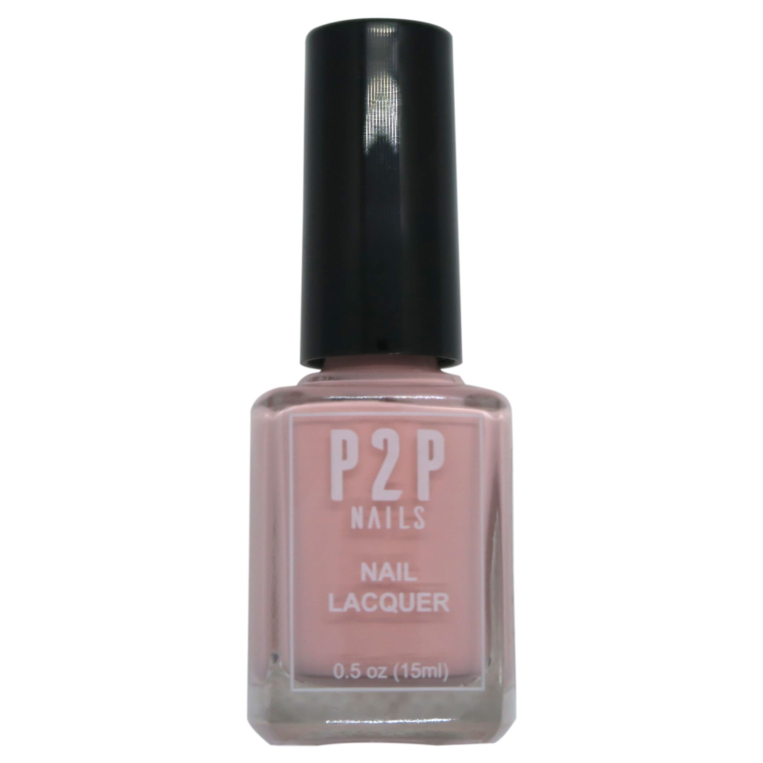 P2P Nails Neutral Nail Lacquer - Regular Nail Polish - All Season Nail Polish for Modern Women -