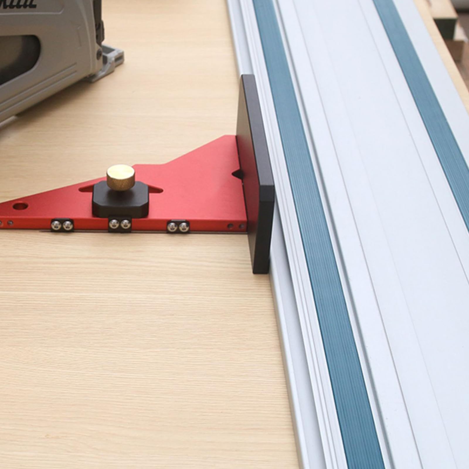 Accesorios de observación de con obstrucción ajustable y medida de marcado para un corte preciso de madera de 90 grados Dispositivo de calibración de observación de resistencia