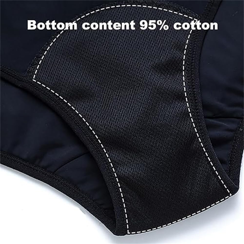 Bragas a prueba de fugas, de flujo pesado, a prueba de fugas, soporte para el suelo pélvico y ropa interior a prueba de fugas, ropa interior a prueba de fugas para mujer
