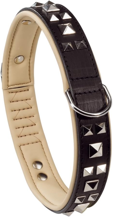 Ferplast Giotto Luxor Dog Collar, 30-34 cm/ 20 mm, Black