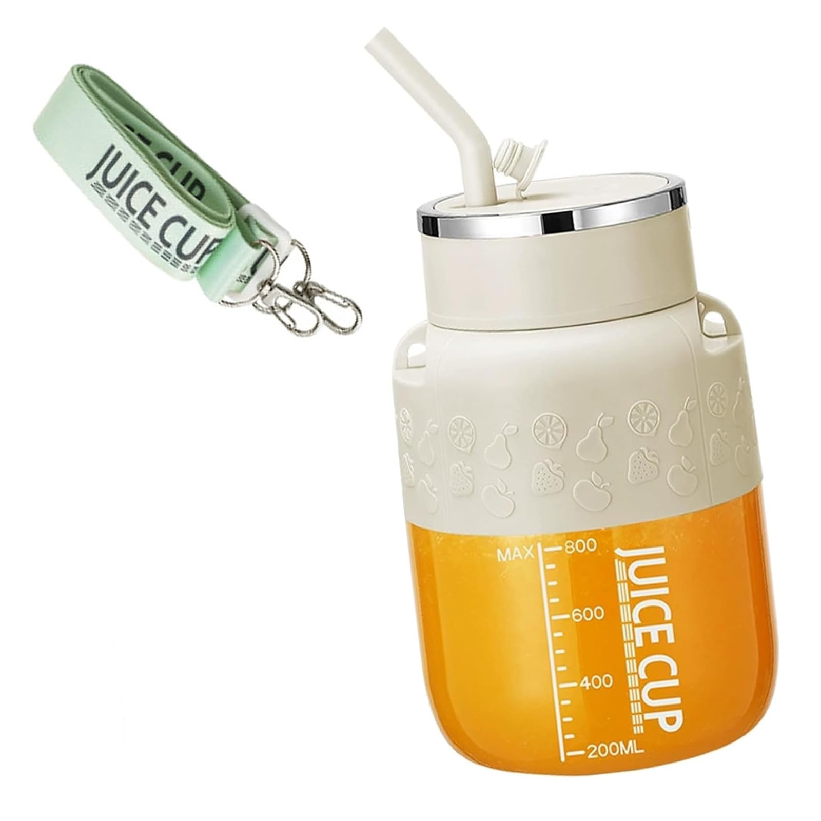 PENCHEAK USB 1000mAh Battery 700ml Portable Juicer with Ice Crush, for Outdoor Protein Shakes USB Rechargeable Blenders