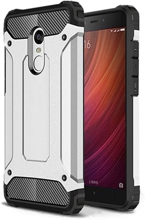 Funda Xiaomi Redmi Note 4, Silicona Gel TPU y Pl?stico PC (2en1) - Mavis's Diary Cover Shock-Absorci?n y Anti-Ara?azos Carcasa Case Bumper Parachoques Choque Absorci?n - Plata Funda Xiaomi Redmi Note 4, Silicona Gel TPU y Pl?stico PC (2en1) - Mavis's Diary Cover Shock-Absorci?n y Anti-Ara?azos Carcasa Case Bumper Parachoques Choque Absorci?n - Plata