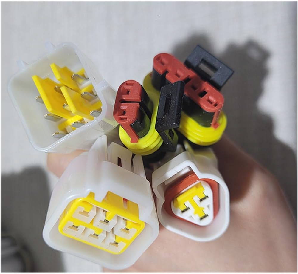 Assortment of electrical connectors for motor controller