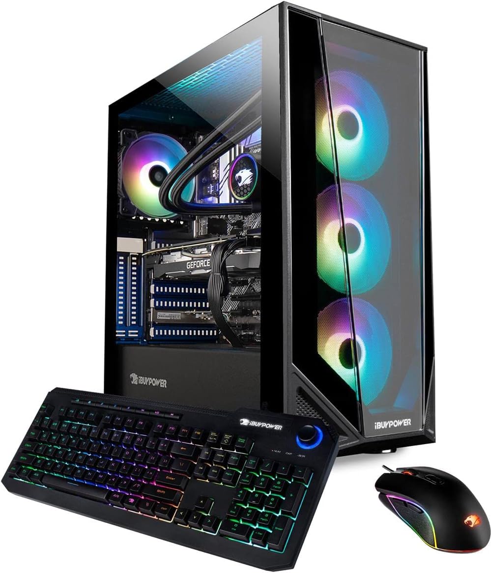 Buy iBUYPOWER Trace5MR 193a Liquid Cooling Gaming Desktop Computer, AMD