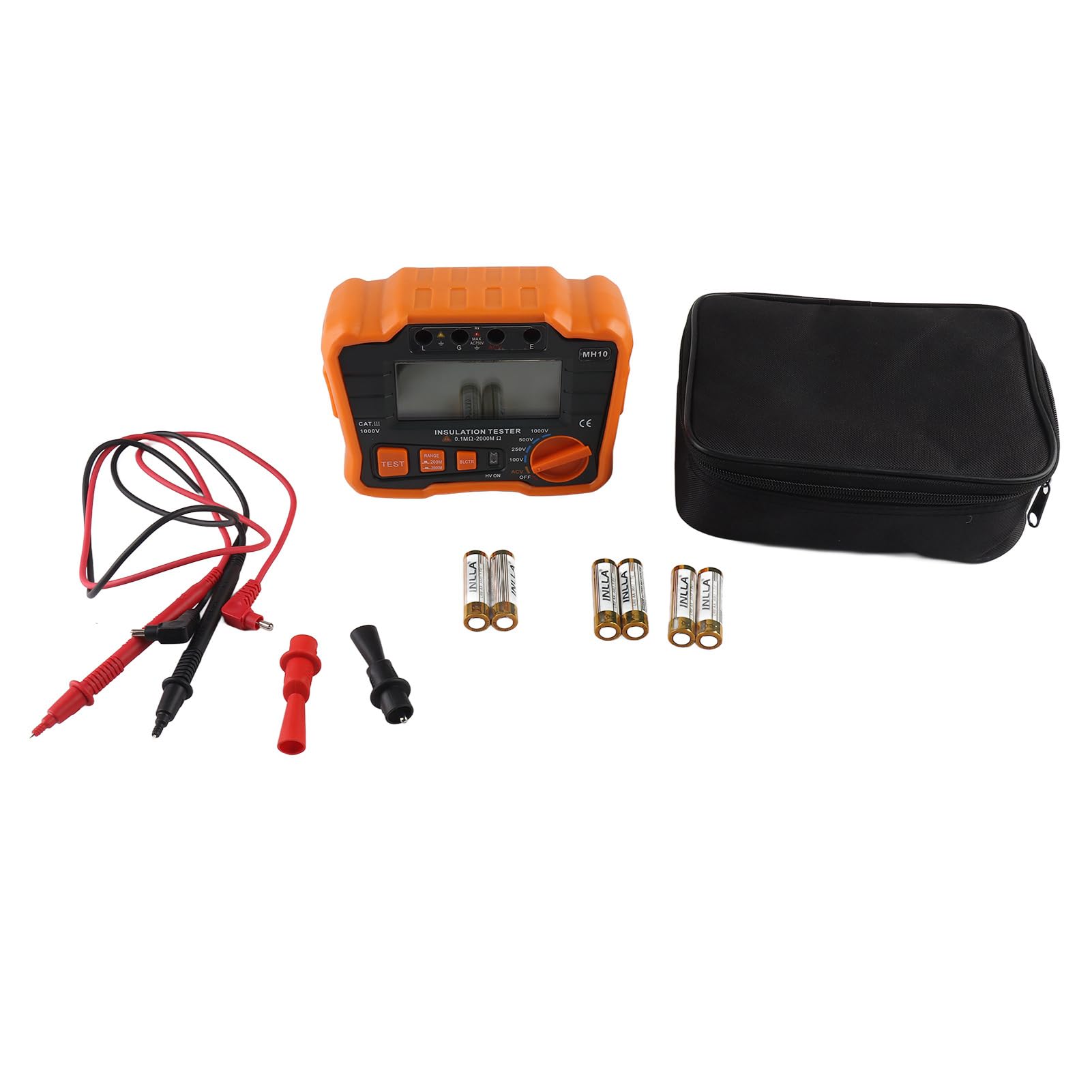 Tester Rezystancji Izolacji 1000 V 0,1 do 2000 Mohm LCD