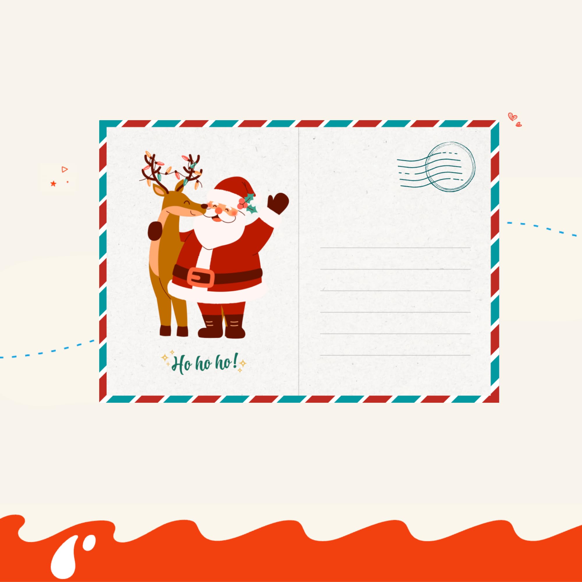 Pack Kinder Biscuits Calendario Adviento Chocolates Postal Navideña Gorro Papá Noel Edición Navidad