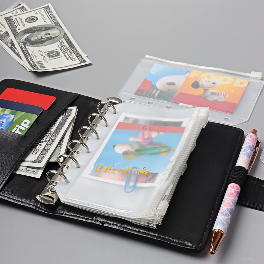 Portefeuille de classeur A7, planificateur A7 en cuir PU avec Portefeuille de classeur A7, planificateur A7 en cuir PU avec