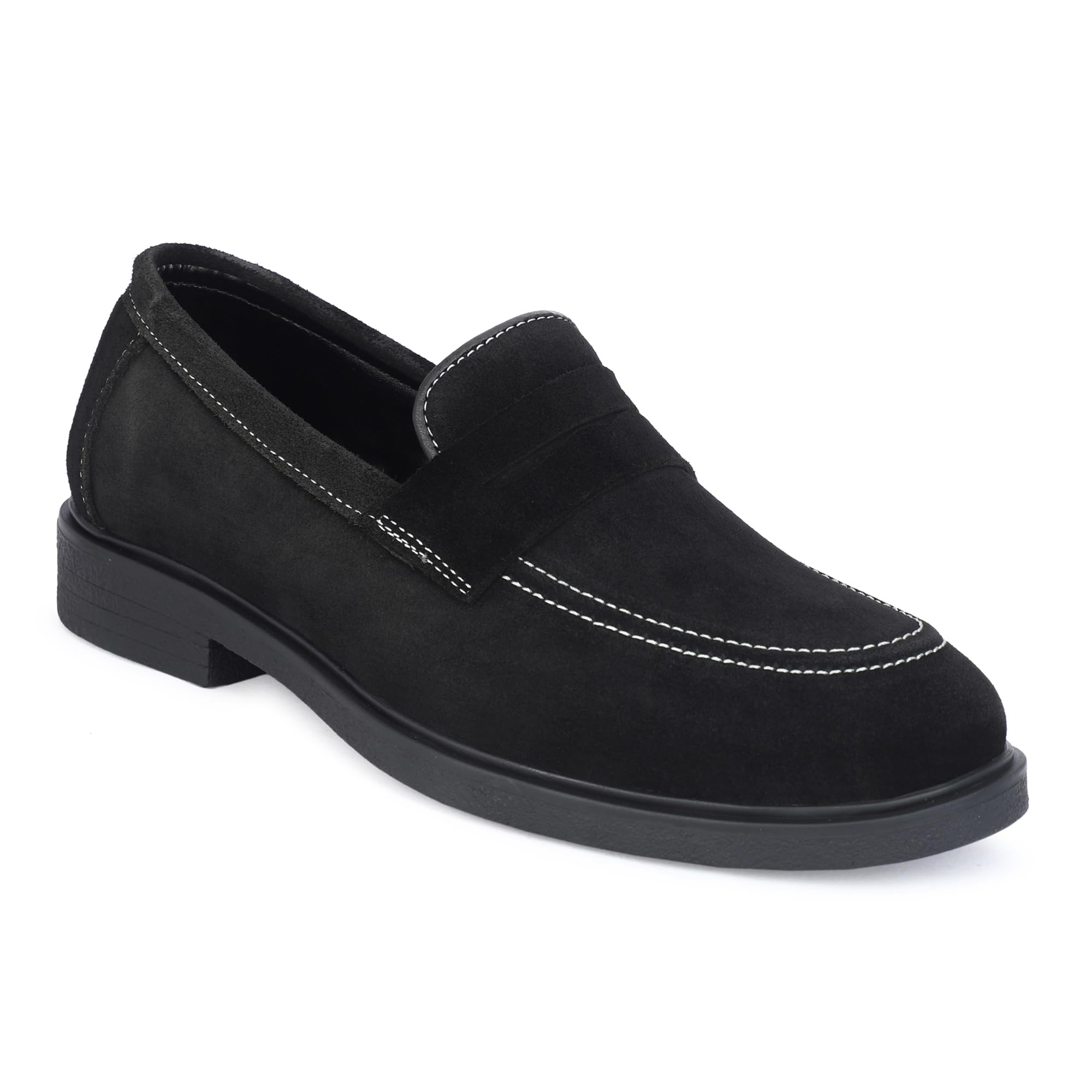 Men's Lightweight Casual Suede Leather Penny Loafers Slip-On Shoes LOF_1005-picture-13