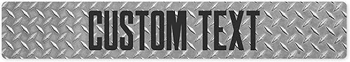 Miniatura 20 de Letrero Personalizado, Letrero de Calle Personalizado, 11 Colores de Fuente, 13 Estilos de Fuente, 4 Opciones de Agujeros, 22 Tamaños, 6x24 Madera