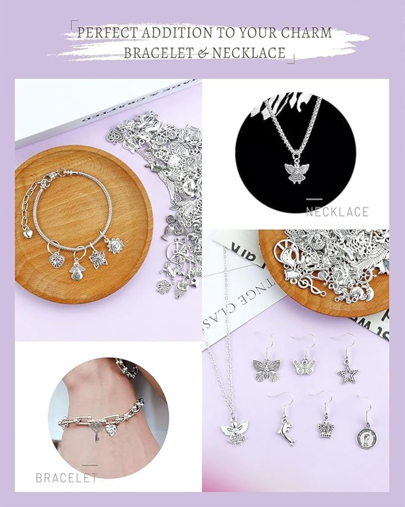 Mixed Design Hair Accessories Charms for Women and Girls