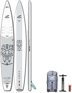 Indiana SUP Tabla de natación hinchable de 16'0 Touring 2021, color blanco y gris