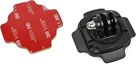 Suporte Capacete 360 Moto Bike Compativel Para Osmo Action Sjcam Ultra 4k Gopro Hero 9/10/11/12/13 Black E Câmeras de Ação