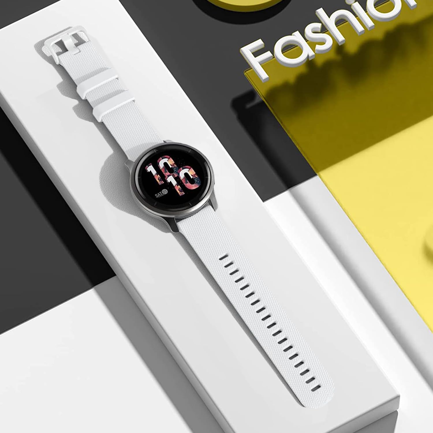 18mm, 20mm, 22mm Garmin Szybko zwalniany elastyczny silikonowy pasek dla mężczyzn i kobiet