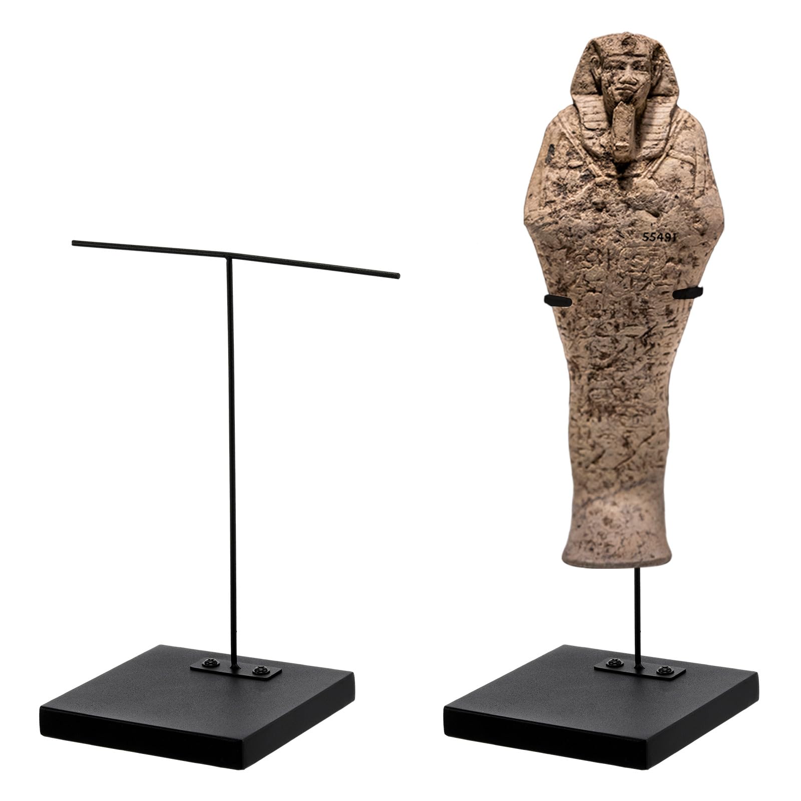 Photo 1 of ***STAND ONLY***
RattanView 2 Pcs Mask Artifact Display Stand Adjustable African Tribal Mask Puppet Wand Display Stand for African Figurines Ushabtis Masks Pre Columbian Egyptian Roman Greek Statues (2.5''x2.5''x5'')