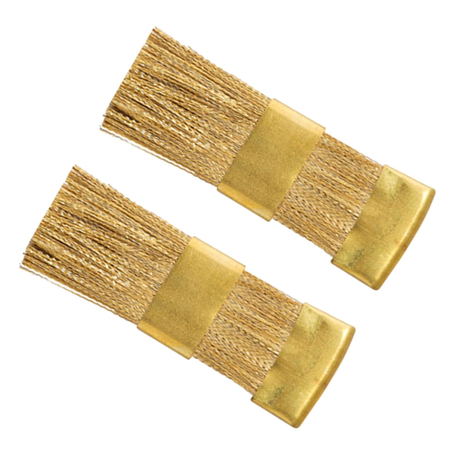 Angoily 2pcs Nail Drill Brush Cleaner for Nail Tools with Copper Wire for Dust Removal and Easy Storage, for Home Use and Professional Manicure Sessions