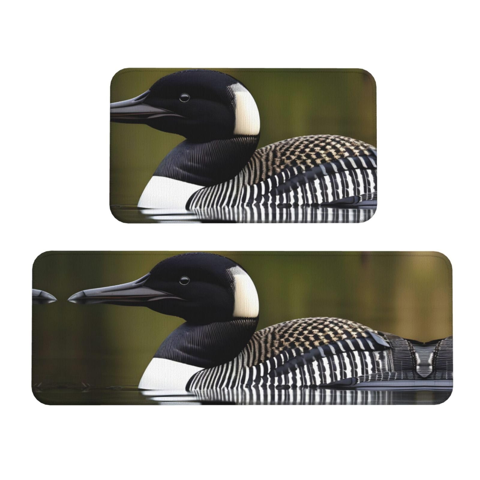 Tapis de cuisine antidérapants Loon Nature amortissants et confortables oiseau