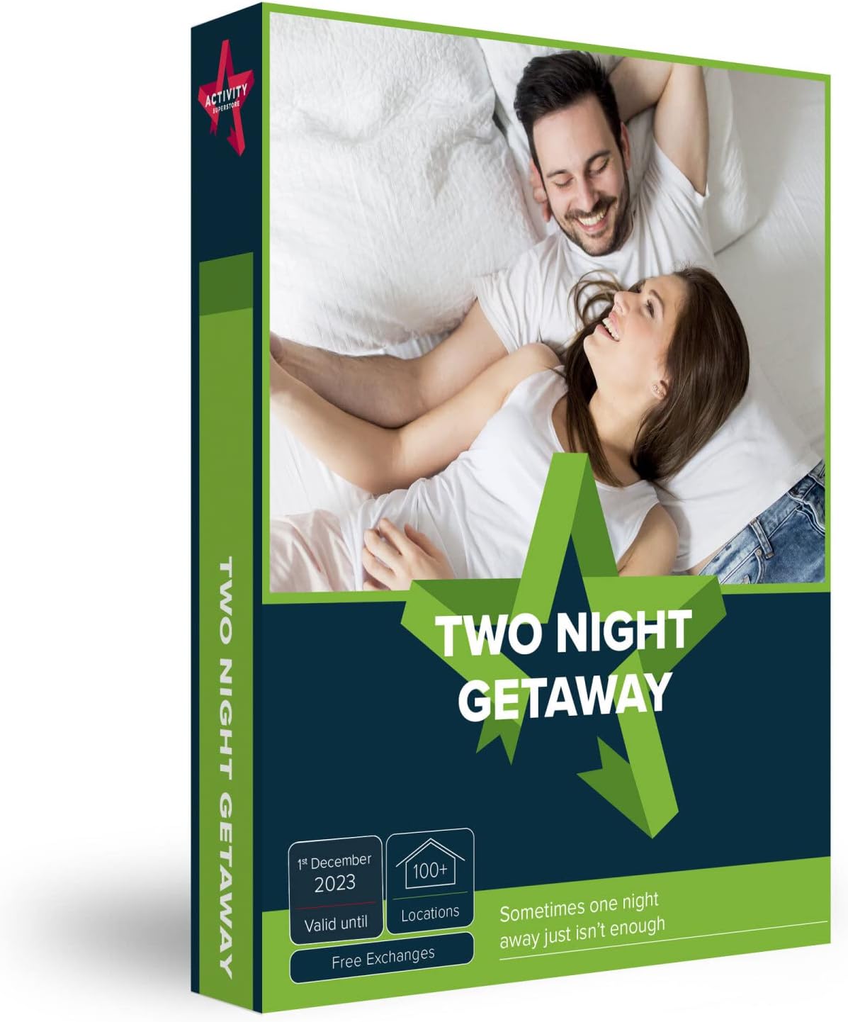 Activity SuperstoreTwo Night Getaway Gift Experience Days Out For Two, Perfect Experience Gift for Couples, Friends Wife and Husband Available at over 100 locations