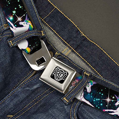 Image of Buckle-Down Seatbelt Belt - Unicorn Universe - 1.0 inch Wide - 20-36 Inches in Length