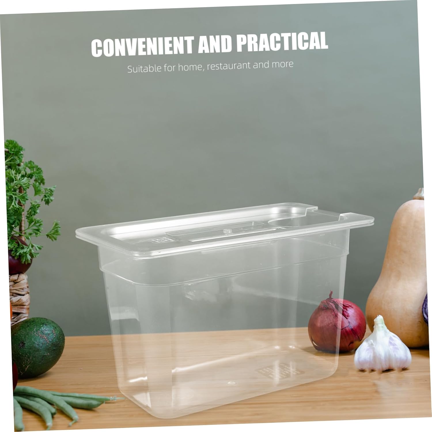 Small Sous Vide Containers 6l Slow Cooker Box Ergonomic Grip Household Cooker Container Low Temperature Cooking Storage Case