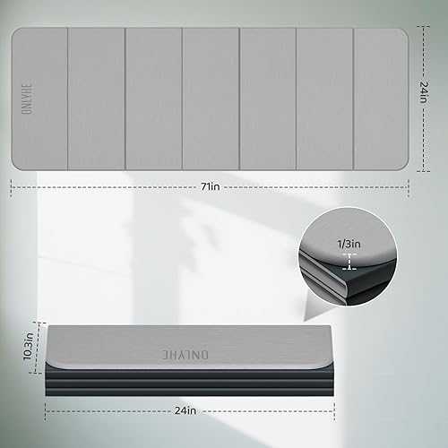 Miniatura 2 de Alfombrilla de yoga plegable, funda familiar, almohada plegable de bolsillo profundo de 0.315 in, antideslizante, pilates, uso exterior, meditación,