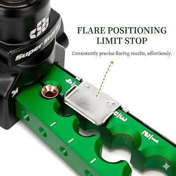 Flaring Tool Kit for 1/4 - 3/4 HVAC Tools Tube Flare Tool Kits 45 Eccentric Tubing Flaring Tool with Pipe Cutter & Deburring Tool for Copper Aluminum Pipes Refrigeration Air Conditioner Repair