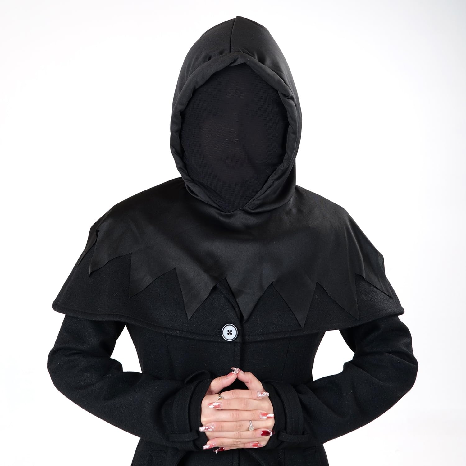 Maschera Con Cappuccio Per Halloween - Taglia Unica, In PVC, Per Adulti E Bambini